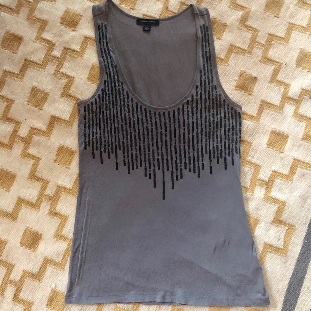 Banana Republic Sequin and Beaded Tank Top